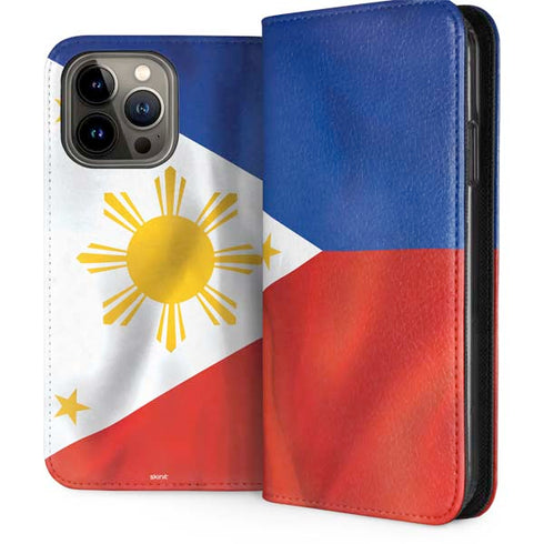 Philippines Flag iPhone 15 Pro Max Folio Case